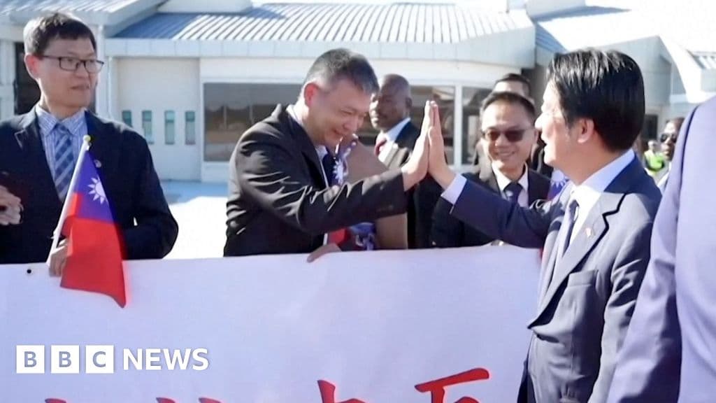 Presidente de Taiwán desafía a China con visita secreta a Eswatini, su único aliado en África