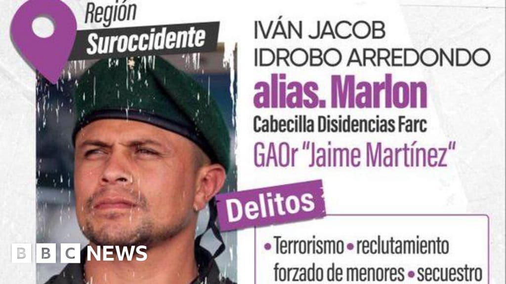 Colombia Offers Unprecedented $1.4M Reward for Rebel Leader Behind Deadly Bombing