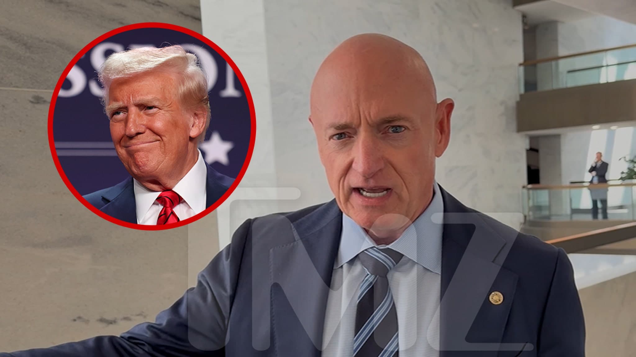 Senator Mark Kelly Vows to Remove Trump’s Gold Decor from the Oval Office
